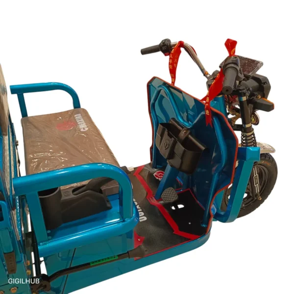 Cargo Bike 1.2 MTR Tri-Wheel Tuk Tuk | Electric Delivery Rickshaw – GHAZI BICYCLE