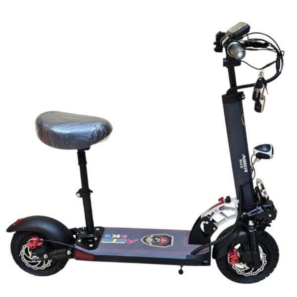 E10-A1 Foldable 2000W Electric Scooter with Seat | High Power & Portable | GHAZI BICyCLE