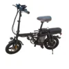 Folding Electric Bike – 450W Motor, 48V 15AH Battery, 2-Seater with Pedals