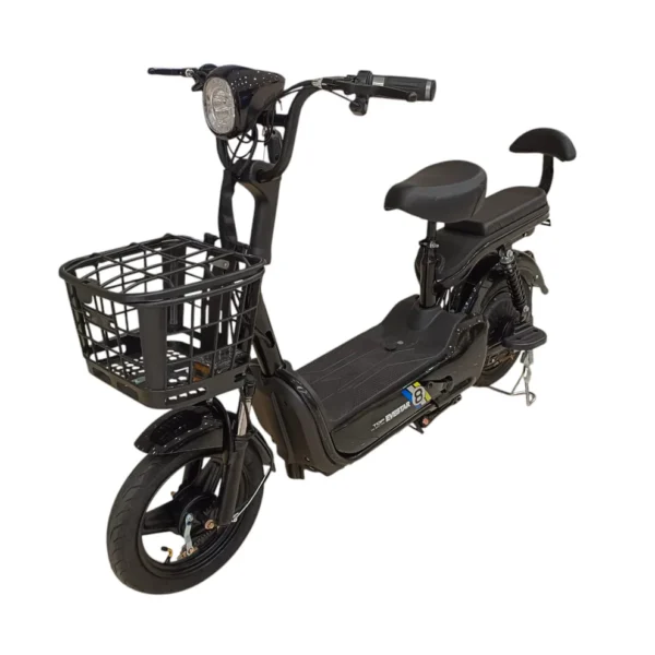 BlackB.webp W2 2-Seater Pedal Assisted E-Bike | Long Range & Compact Design | GHAZI BICyCLE