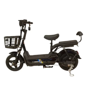 Black_A_c7fa9329-1e26-49c3-b01c-c25d2bd794b4.webp W2 2-Seater Pedal Assisted E-Bike | Long Range & Compact Design | GHAZI BICyCLE