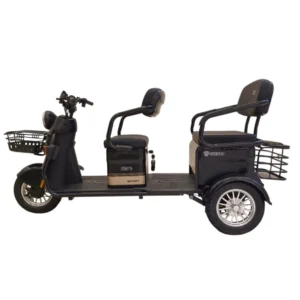 Blacka_d8b3cf5d-2d05-4436-a8ed-ba9697acc493.webp T30 Heavy Duty 3-Seater Electric Mobility Scooter | Powerful & Comfortable | GHAZI BICyCLE