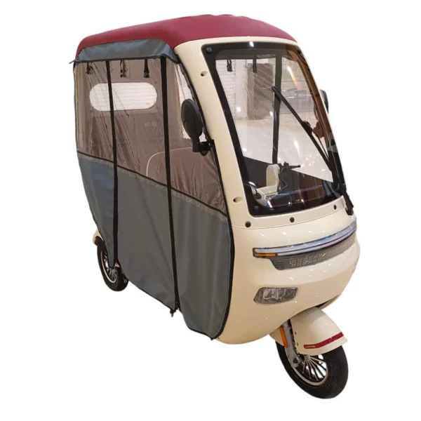 F17 3-Seat Electric Golf Cart with Side Covers | Comfortable & Eco-Friendly | GHAZI BICyCLE