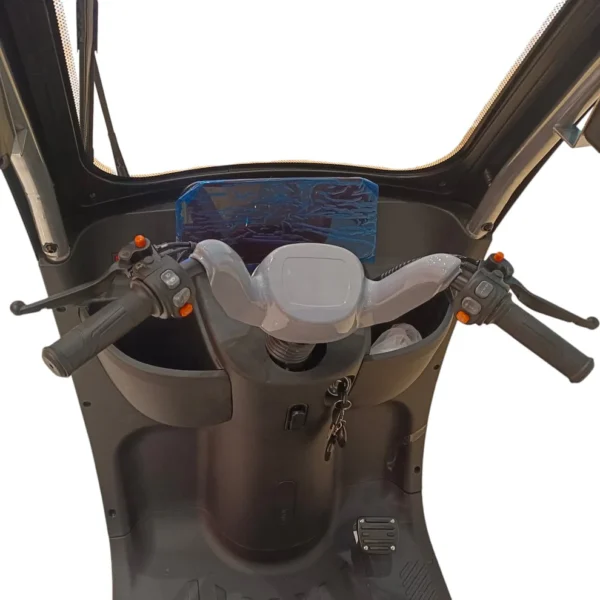 F7C Tri-Wheel Family Buggy with Roof | 3-Seater Electric Scooter | GHAZI BICyCLE