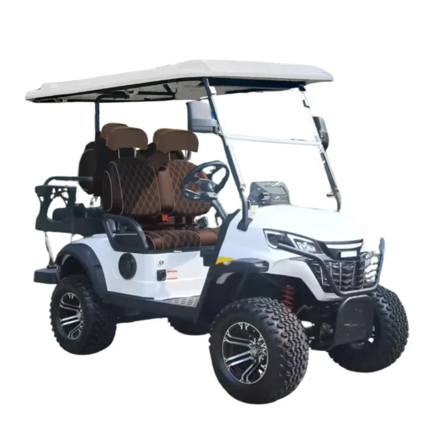 Premium Quality 4-Seater Electric Golf Cart | Long Range 60V Battery | GHAZI BICyCLE