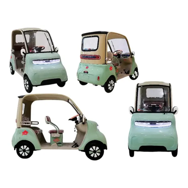 Electric Family Tuk Tuk with Roof – 3-Seater Eco-Friendly Mini golf in Dubai | My Golf Ride Bicycle