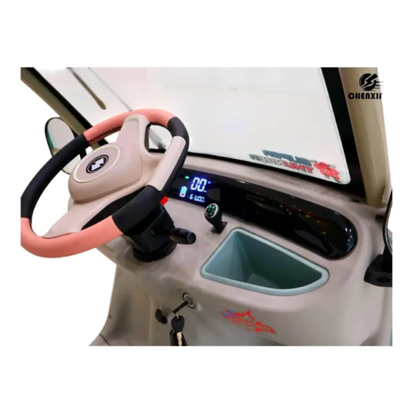 Electric Family Tuk Tuk with Roof – 3-Seater Eco-Friendly Mini golf in Dubai | My Golf Ride Bicycle