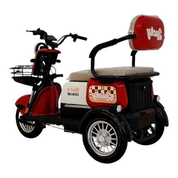 X3 Electric Three-Wheel Tricycle for Family, 50km Range – 48V 20Ah Lead Acid