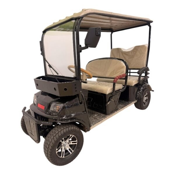 Electric 4-Seater Golf Cart in UAE | Battery Powered Resort Buggy – My Golf Ride Dubai