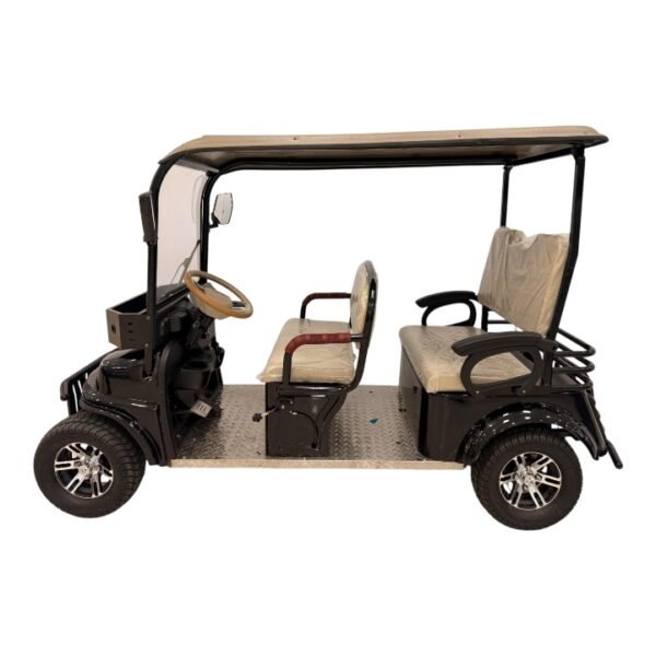 Electric 4-Seater Golf Cart in UAE | Battery Powered Resort Buggy – My Golf Ride Dubai