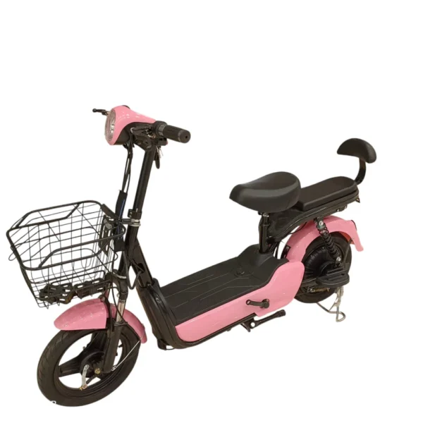 PinkB.webp W2 2-Seater Pedal Assisted E-Bike | Long Range & Compact Design | GHAZI BICyCLE