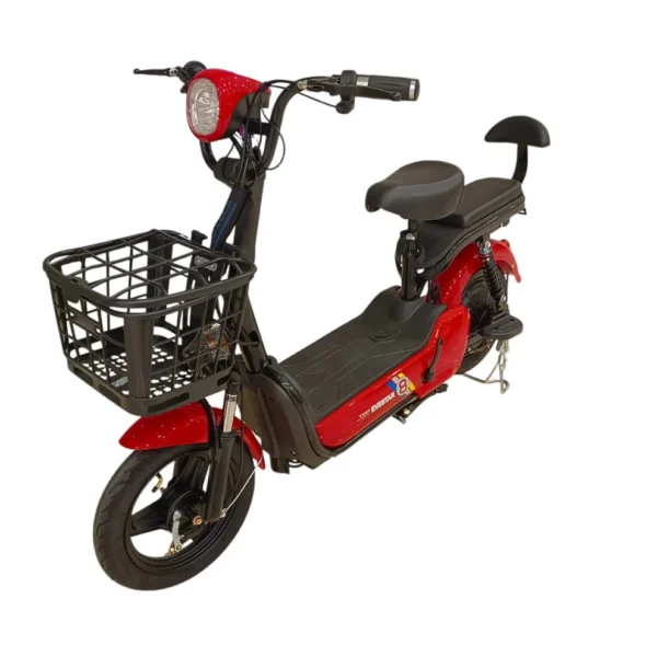 RedB.webp W2 2-Seater Pedal Assisted E-Bike | Long Range & Compact Design | GHAZI BICyCLE