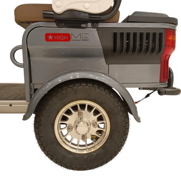 T13 Eco Size 4-Wheel 3-Seat Electric Golf Cart | Music Speakers & Reverse Mode | GHAZI BICyCLE