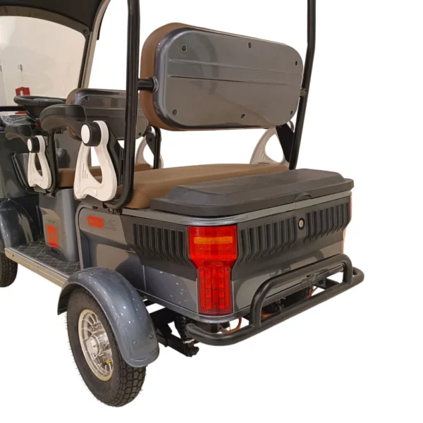 T13 Eco Size 4-Wheel 3-Seat Electric Golf Cart | Music Speakers & Reverse Mode | GHAZI BICyCLE