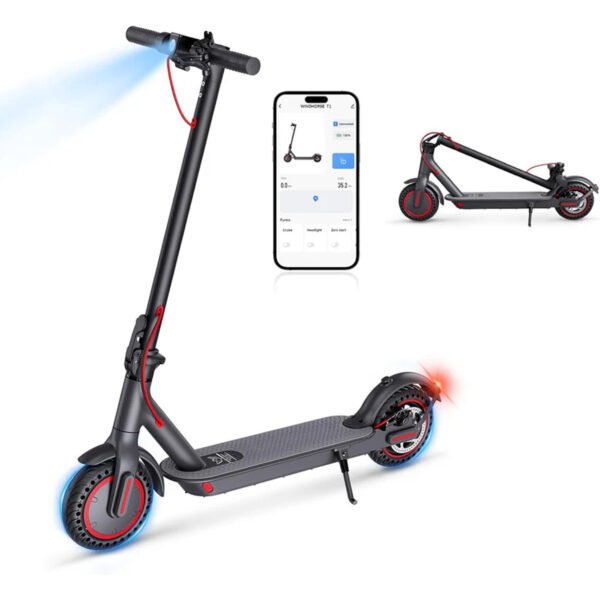 WindHorse-T1-Lightweight-Foldable-1.jpg T1 Lightweight Foldable E-Scooter for Adults | Xiaomi-Inspired | Mobile App Compatible | GHAZI BICyCLE