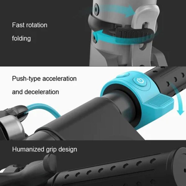 X7 500W Foldable E-Scooter with Detachable Battery | 8.5” Pneumatic Tires | GHAZI BICyCLE