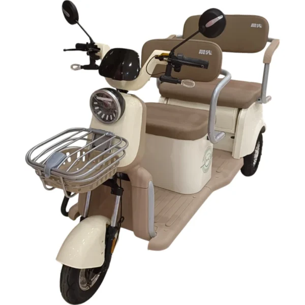 F7 Tri-Wheel 3-Seater Panda-Style Golf Cart | 48V 25Ah Battery | Long Range|Ghazi