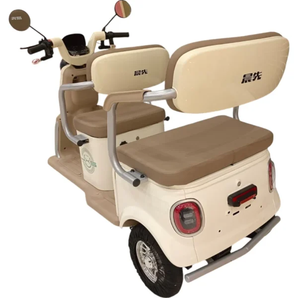 F7 Tri-Wheel 3-Seater Panda-Style Golf Cart | 48V 25Ah Battery | Long Range|Ghazi